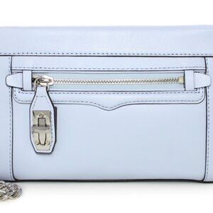 Rebecca Minkoff Mini Crosby Crossbody in Soft Blue